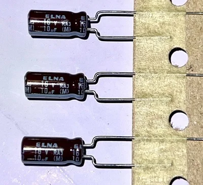 خازن 10 میکروفاراد 16 ولتی ELNA